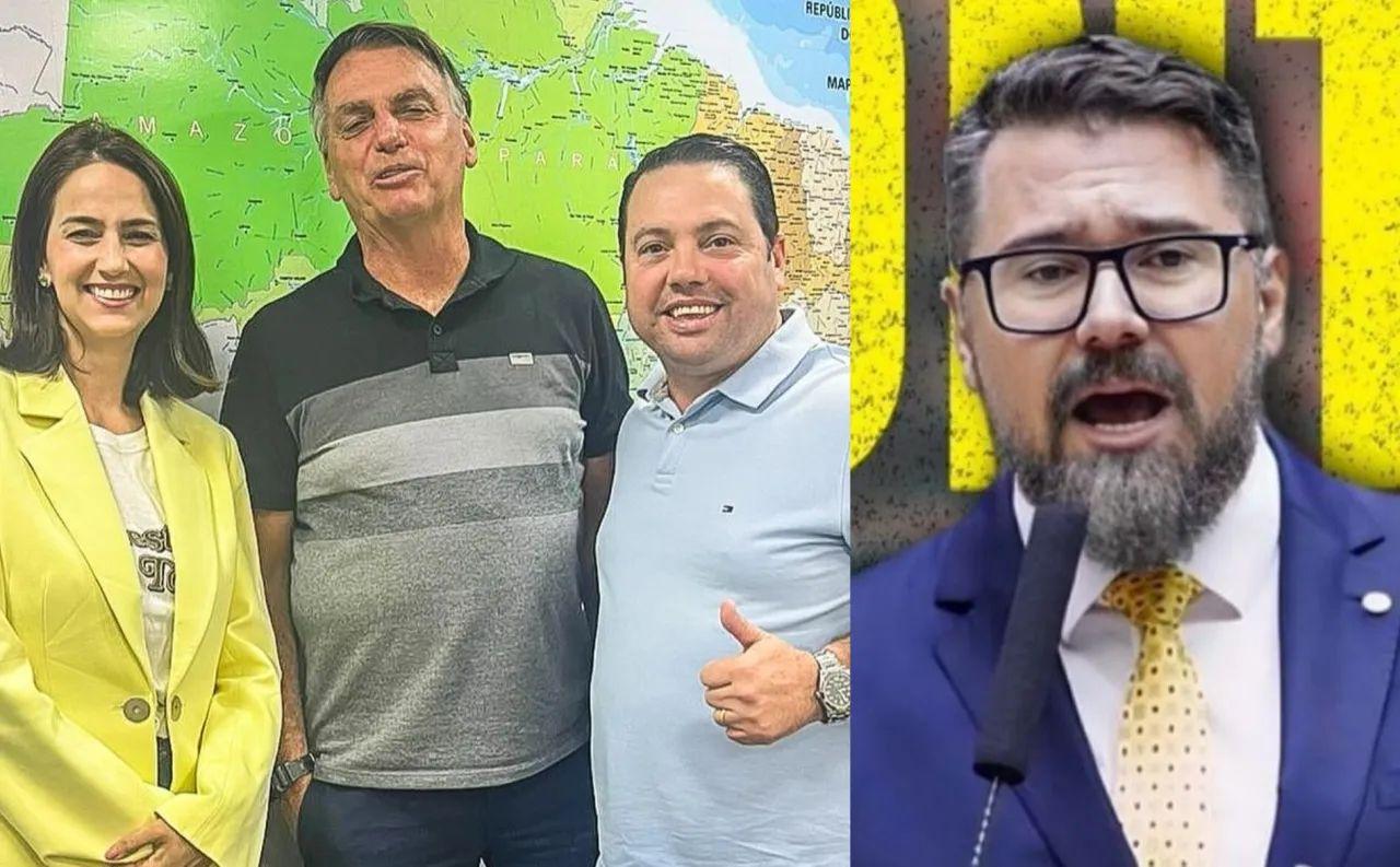 Agenda de Bolsonaro em MS tem briga por roteiro e suspense com esposa de deputado.