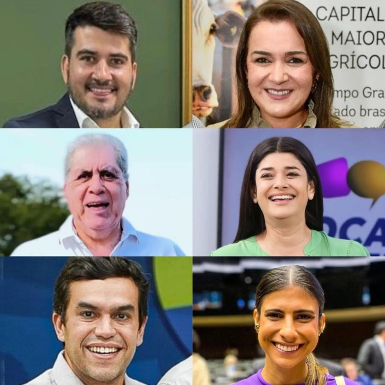 André Puccinelli e Rose Modesto são os mais conhecidos e maioria não conhece Beto Pereira, Camila Jara e Rafael  Tavares.