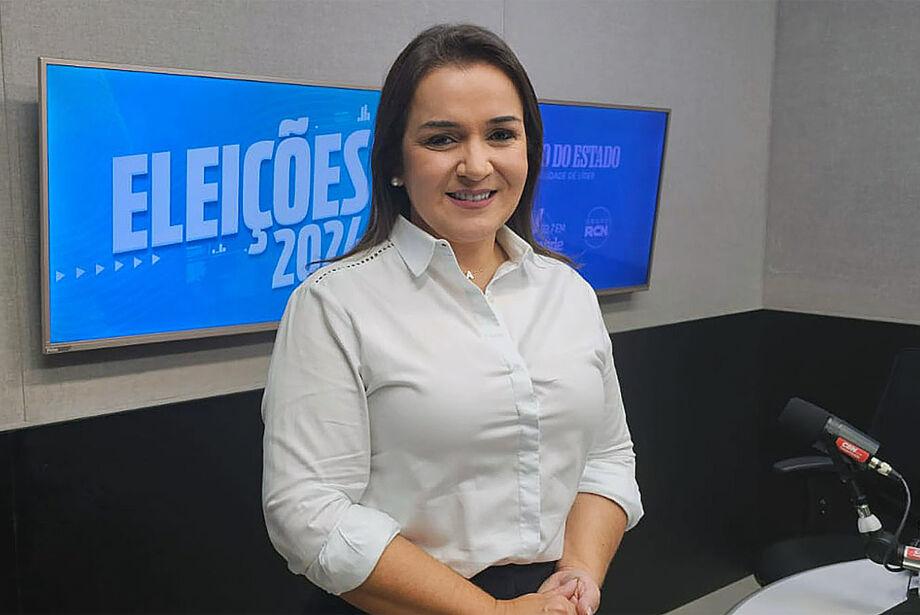 A prefeita de Campo Grande, Adriane Lopes, foi a entrevistada pela CBN e pelo Correio do Estado.