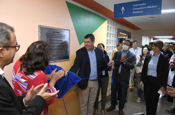 Com apoio do Governador Eduardo Riedel de Mato Grosso do Sul, AACC entrega reforma do centro de tratamento de oncologia infantil no HR.