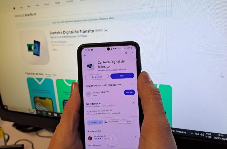 Documento digital, desconto em multas e credencial de estacionamento: principais motivos para ter a CDT no celular.