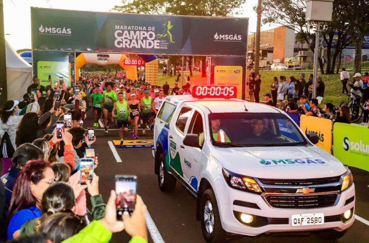 Apoiada pela Msgás, Maratona de Campo Grande tem 3 mil atletas confirmados.
