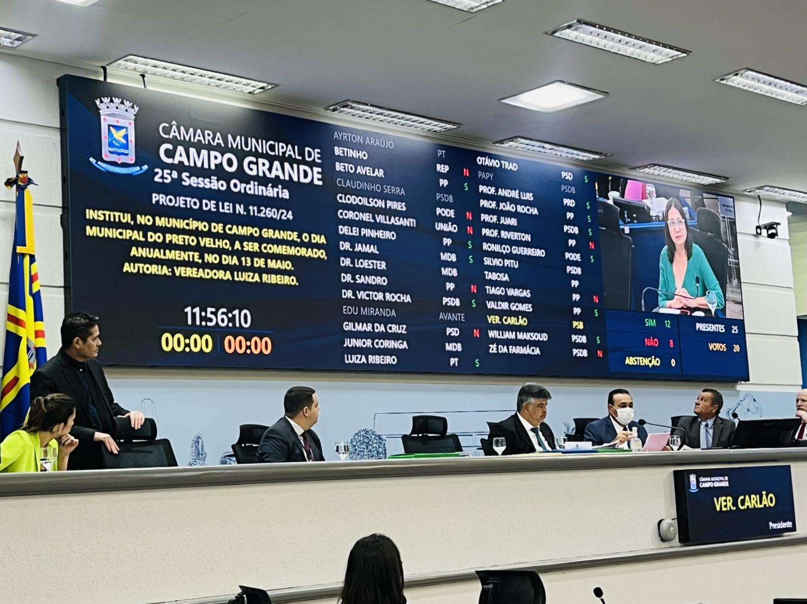 Campo Grande institui “Dia Municipal do Preto Velho” por proposição da vereadora Luiza Ribeiro.