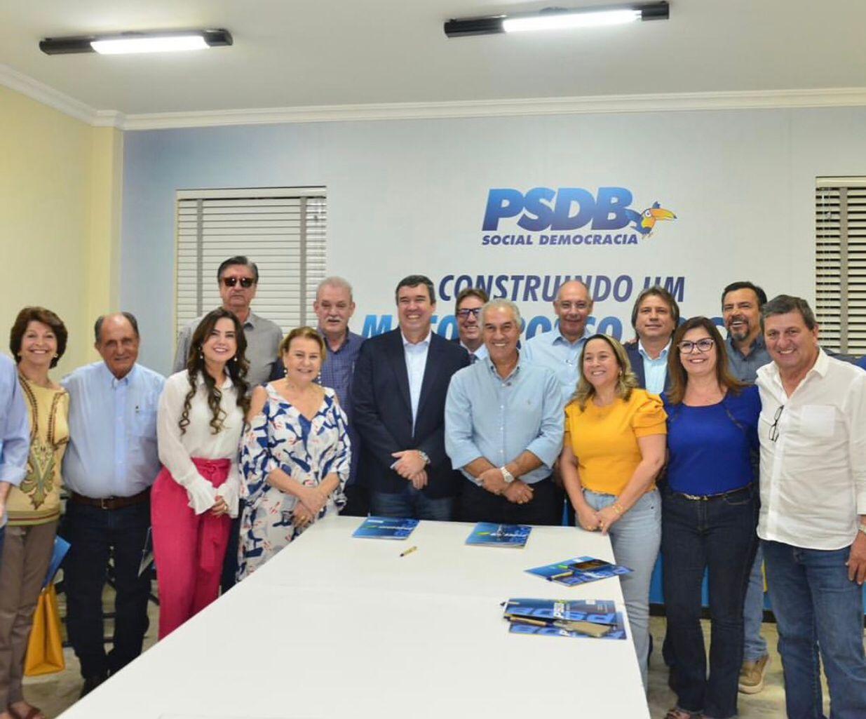 Reunião da comissão Executiva estadual do PSDB para avaliar o cenário politico eleitoral de 2024, e definir estratégias de ação  neste mês que começam as convenções para a definição das candidaturas.  