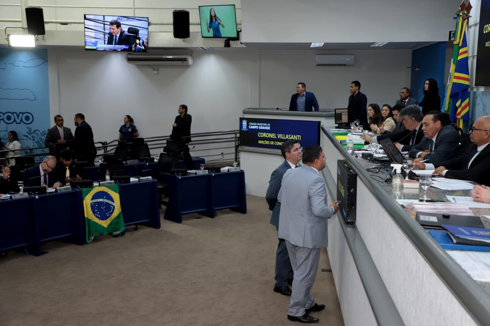 Seis Projetos serão votados na sessão ordinária desta quinta-feira.