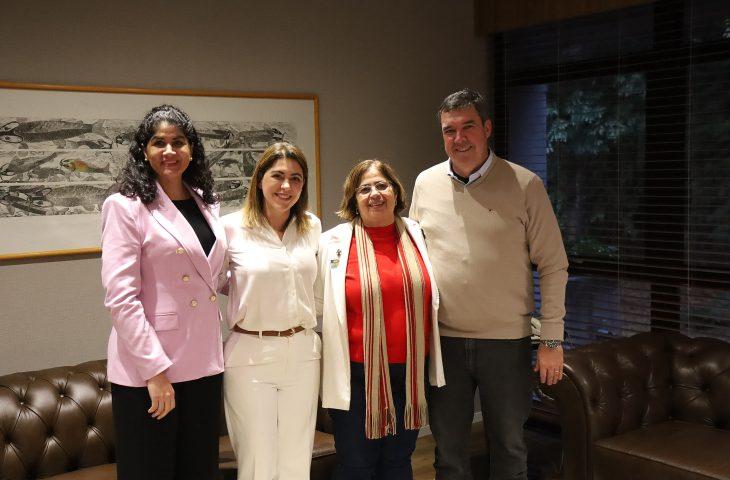 Durante visita a MS, ministra Cida Gonçalves anuncia construção de Casa da Mulher Brasileira em Ponta Porã.