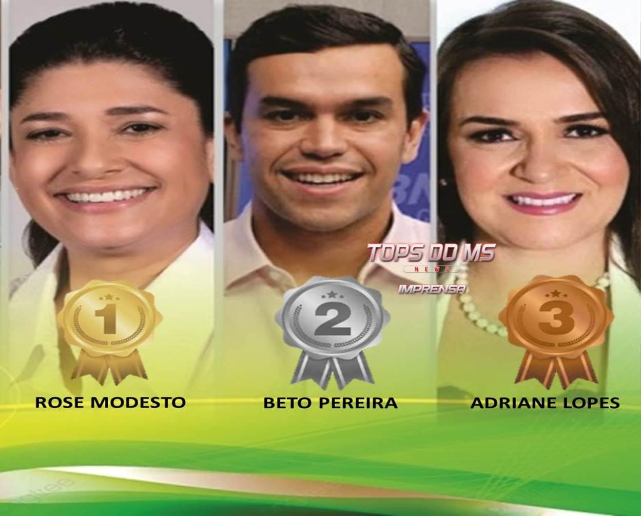  Rose Modesto, Beto Pereira, e Adriane correm contra o tempo para definir o seu  candidato a vice-prefeito.