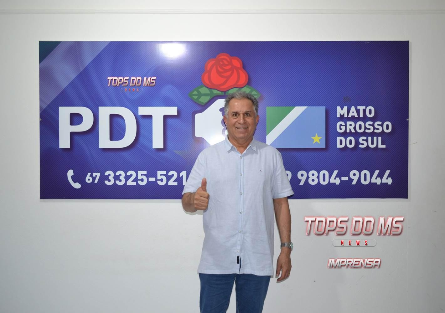 Sergio Murilo assume a presidência  Municipal do partido PDT em Campo Grande,  para apoiar  a pré-candidata Rose Modesto na Capital.