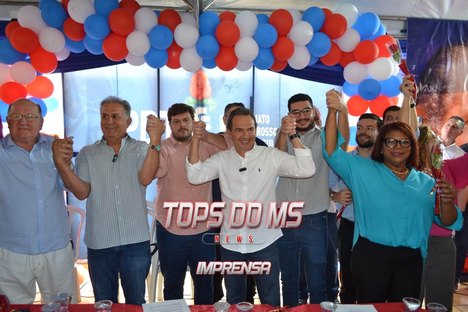 Ex Prefeito de Campo Grande Marquinhos Trad é oficializado Pré Candidato a vereador pelo PDT,  Trad declara apoio a Rose Modesto que é pré candidata  a prefeita da Capital.