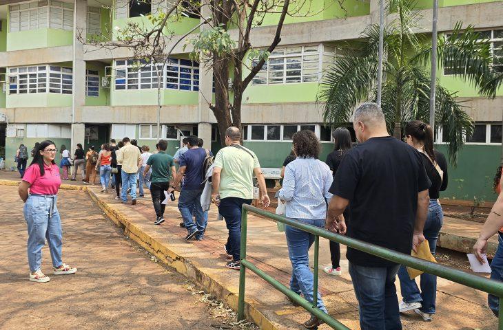 Concurso da Iagro teve mais de mil pessoas na prova objetiva.