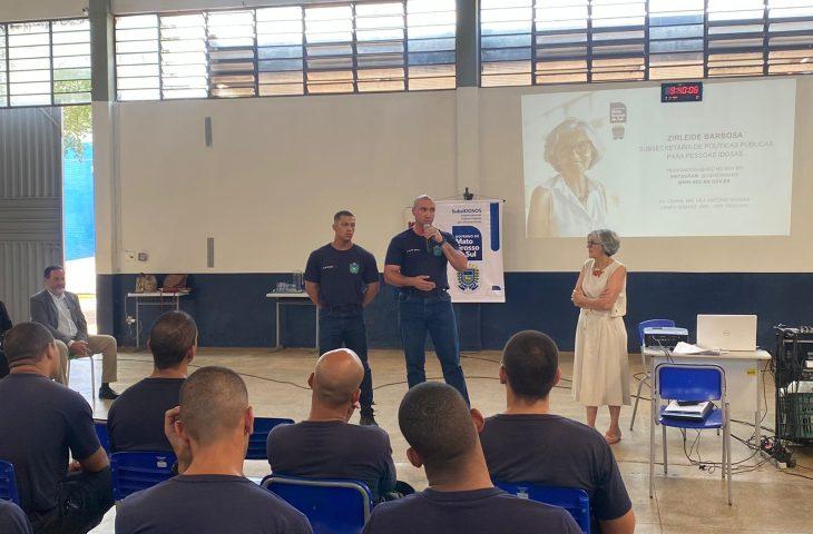 Em ação inédita, Cidadania capacita policiais militares em formação para atendimento às pessoas idosas.