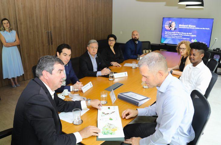 Na busca de conhecer potencialidades e oportunidades, cônsul-geral americano visita Mato Grosso do Sul.