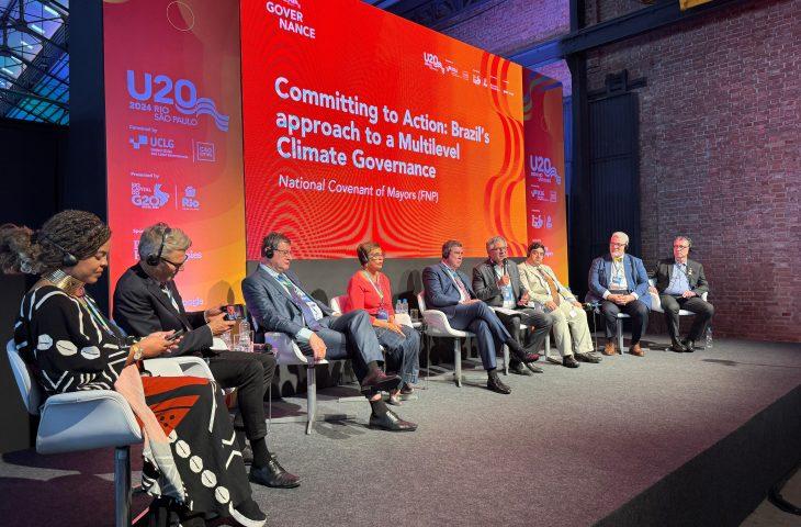 G20: O Governador Eduardo Riedel destaca sustentabilidade e municipalismo ao falar em nome de governadores no RJ.