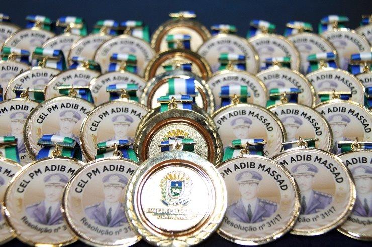 Medalha Coronel PM Adib Massad será entregue em sessão solene nesta terça-feira.