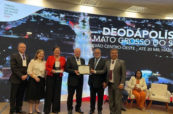 Saúde Bucal em Mato Grosso do Sul recebe prêmio nacional por desempenho e inovação.