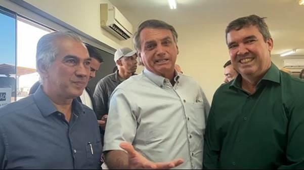 Reunião com Bolsonaro pode ter selado ida de Reinaldo Azambuja e do Governador Eduardo Riedel ao PL.