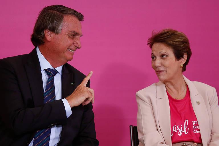 Bolsonaro detona senadora de MS e manda recado para Tereza Cristina.