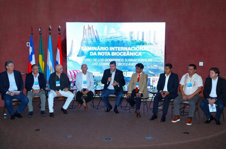 Seminário Internacional da Rota Bioceânica avança em acordos para integração, logística, infraestrutura e segurança.