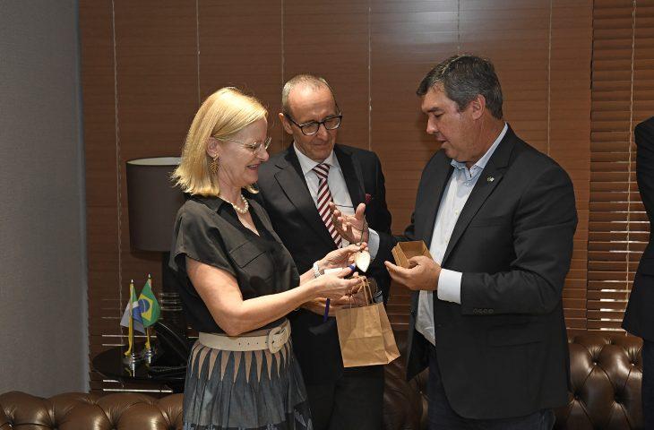 Oportunidades e dinâmica de crescimento em MS são apresentadas ao embaixador da Áustria no Brasil.