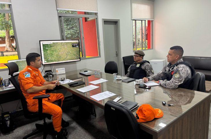 Bombeiros de MS e Força Nacional alinham estratégias para integração durante a Operação Pantanal.
