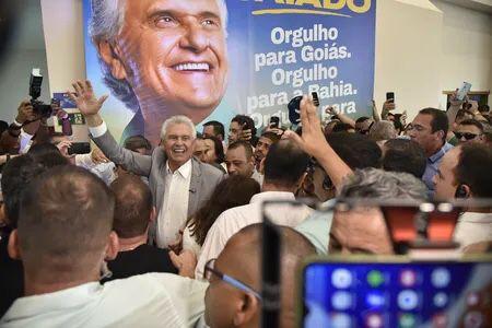 Caiado lança pré-candidatura à Presidência em evento em Salvador.