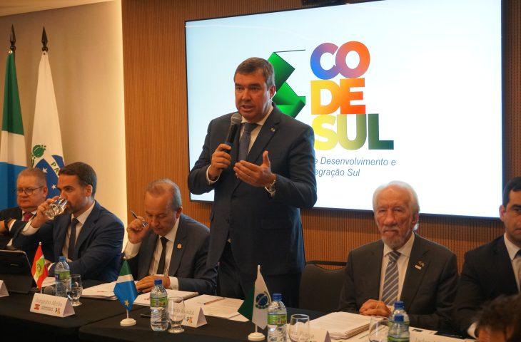 Codesul: governadores avançam em projetos de segurança e sistema de monitoramento climático.