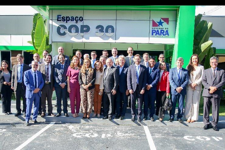 Deputado Lidio Lopes participa de reunião da UNALE em Belém sobre a COP30.