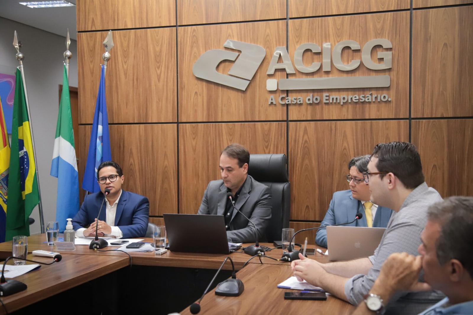 Presidente Papy se reúne com diretoria da ACICG para debater sobre o comércio no Centro.