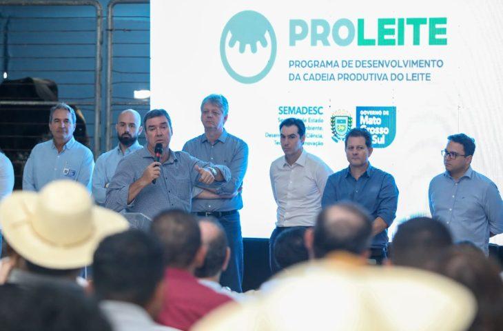 Proleite MS: Governo lança programa que vai impulsionar e modernizar setor leiteiro do Estado.