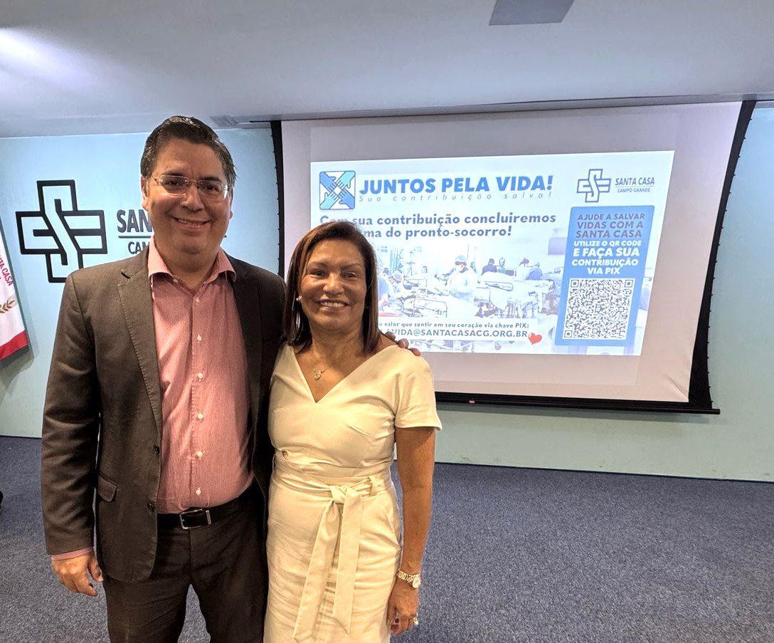 Vereador Dr. Victor Rocha participa do lançamento da campanha “Juntos Pela Vida” para reforma do Pronto-Socorro da Santa Casa.