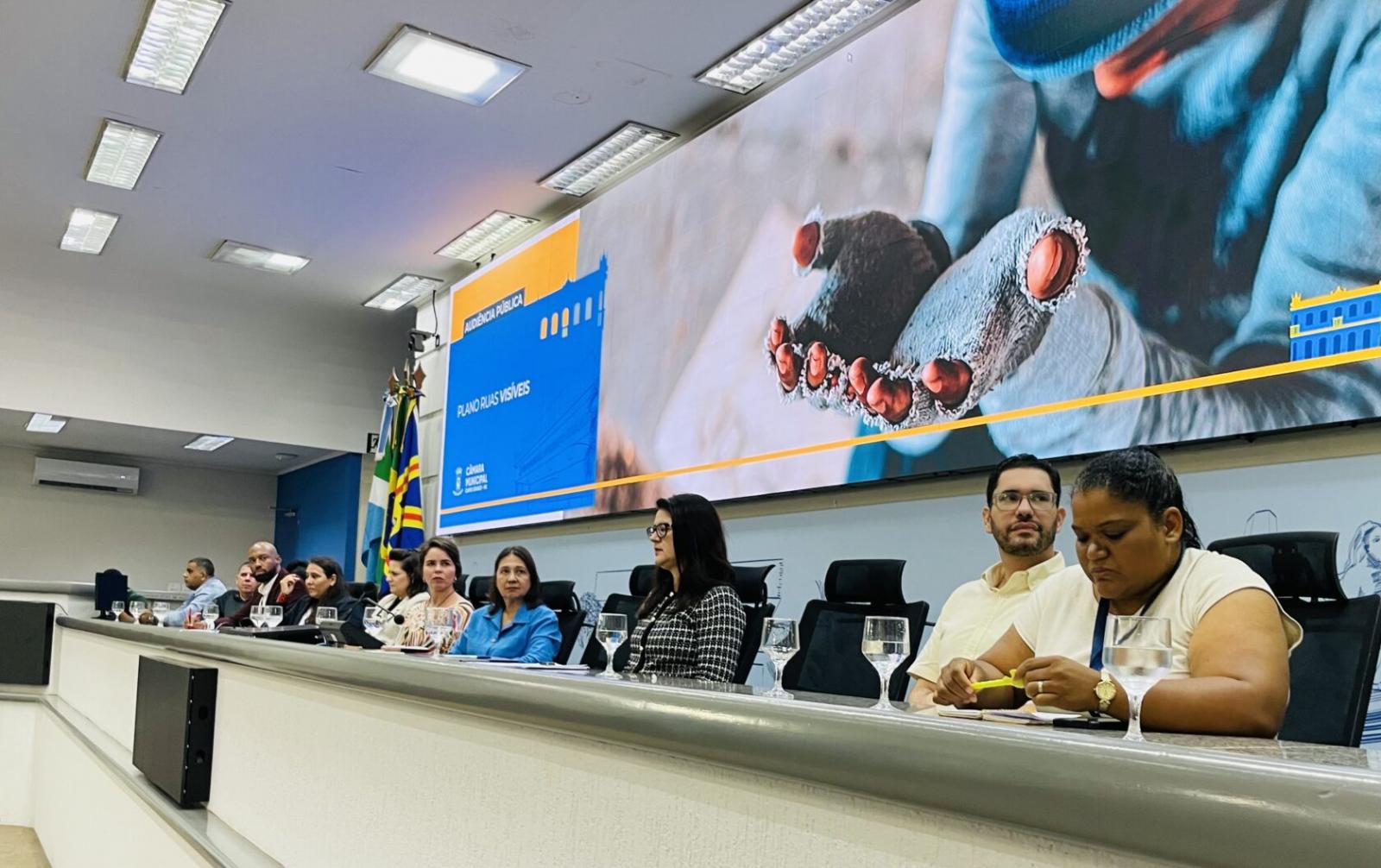 Audiência proposta por vereadora Luiza debate adesão de Campo Grande ao Plano Nacional Ruas Visíveis.