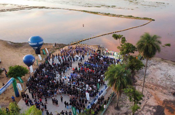 Jogos Escolares de MS iniciam 3º bloco com cerimônia de abertura no Balneário Municipal de Três Lagoas.