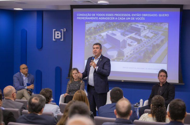 Governo de MS apresenta PPP do Hospital Regional a potenciais investidores na B3 em São Paulo.