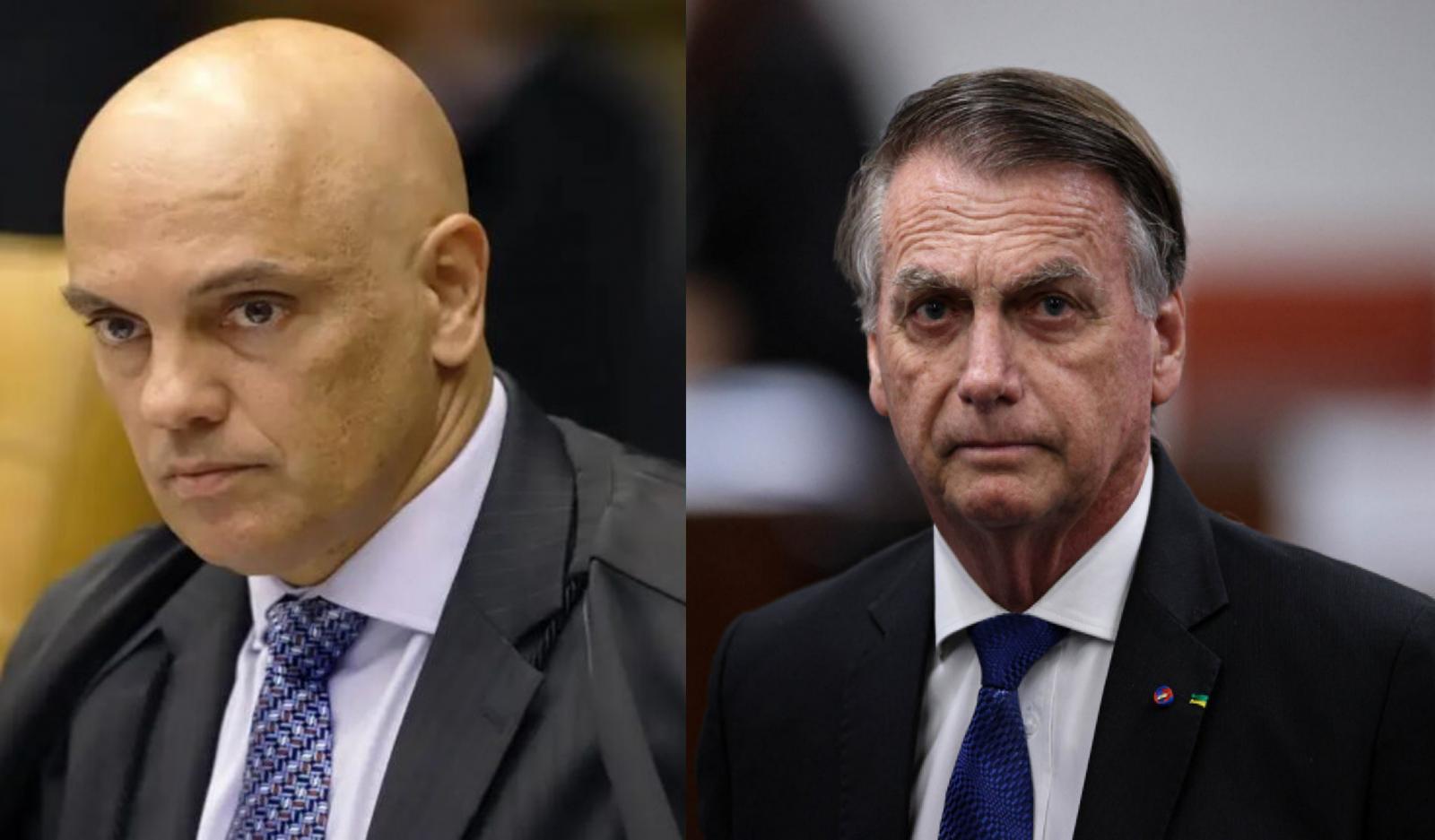 Ministro do STF Alexandre de Moraes diz que Bolsonaro cometeu 'irregularidade isolada' e nega converter cautelares em prisão .