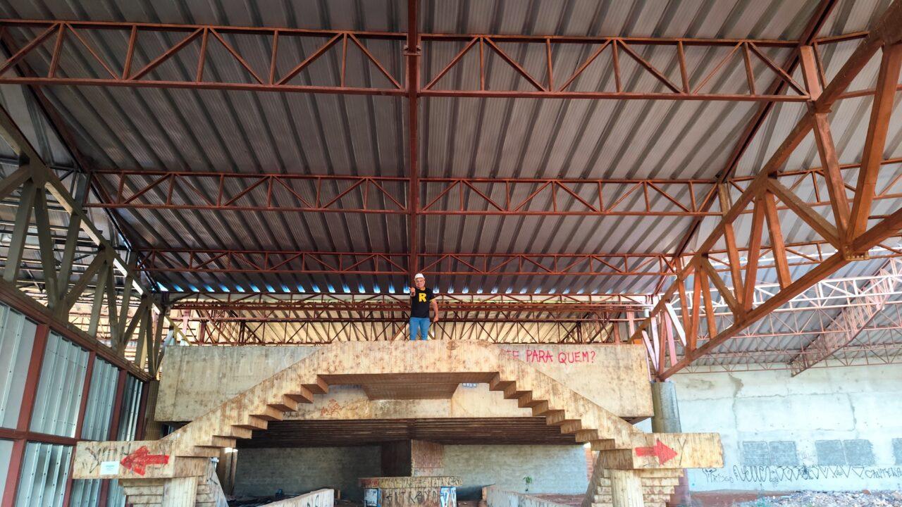 Ronilço Guerreiro faz nova vistoria nesta semana nas obras do Centro de Belas Artes e reforça importância do espaço para a cultura.