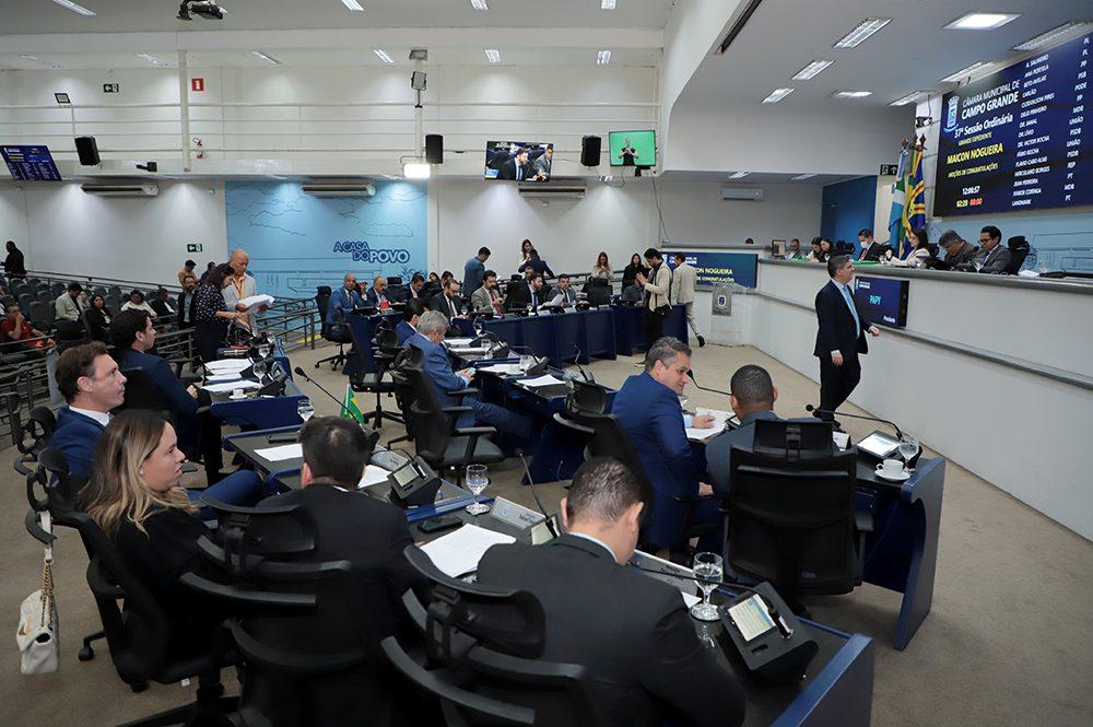 Vereadores aprovam projetos de equilíbrio fiscal para viabilizar investimentos em Campo Grande.