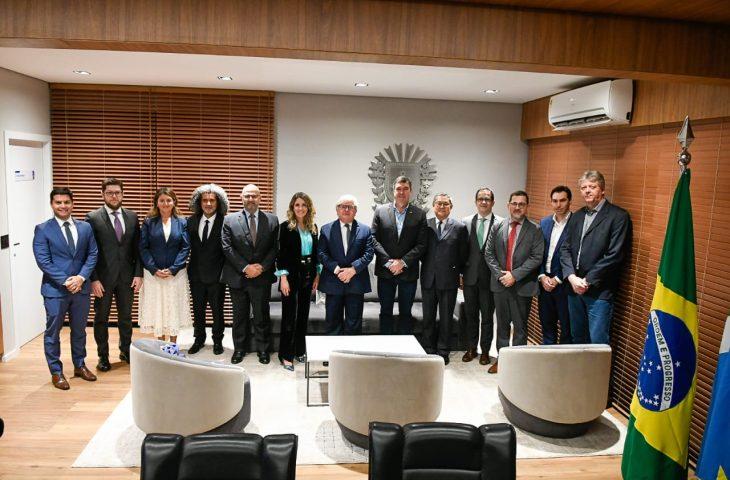 Autoridades do Judiciário conhecem potencial da Rota Bioceânica em apresentação na Governadoria.