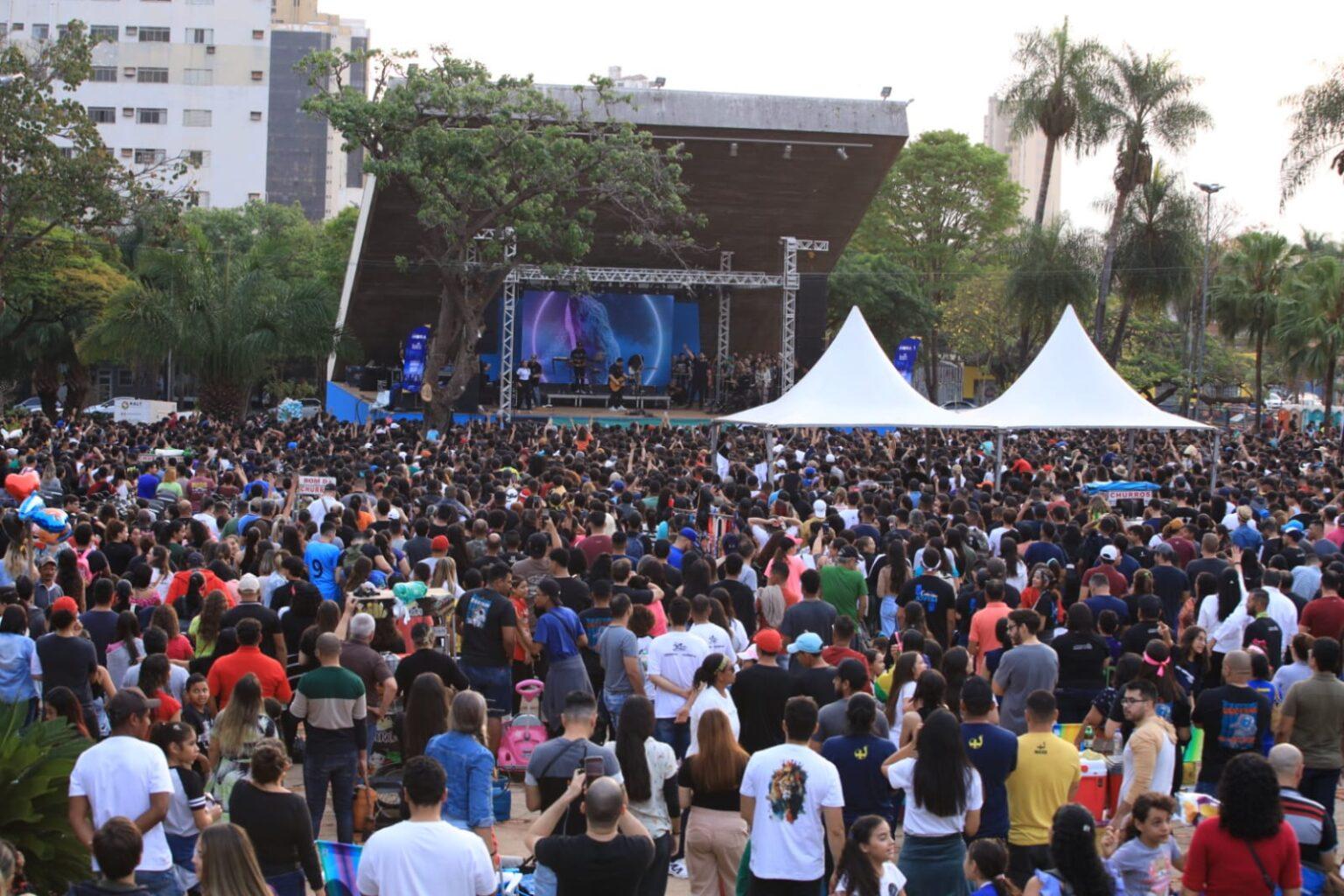 Marcha para Jesus celebra 33ª edição no aniversário de 126 anos de Campo Grande.