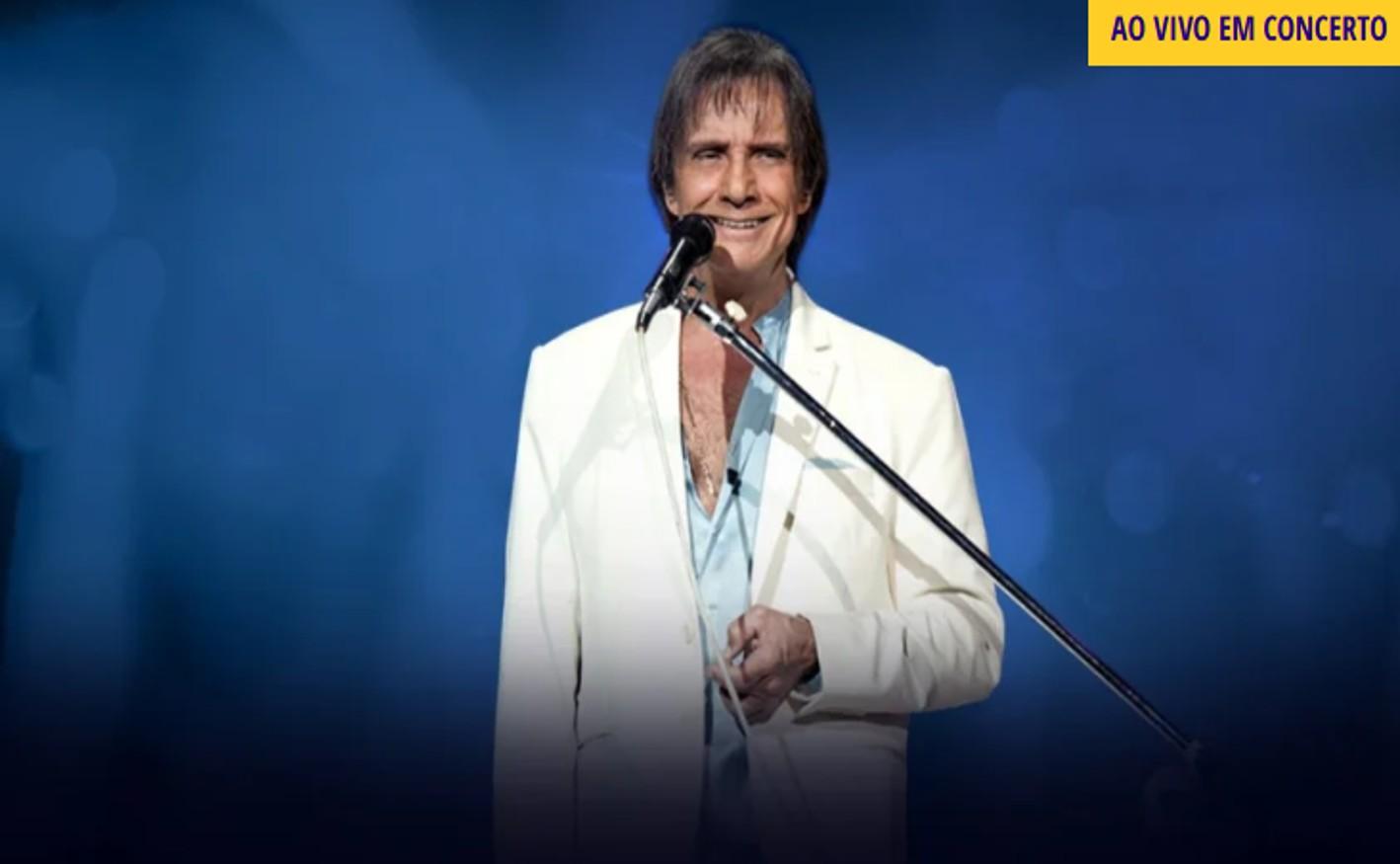 Roberto Carlos faz show em Campo Grande dia 25 de Agosto de 2025.