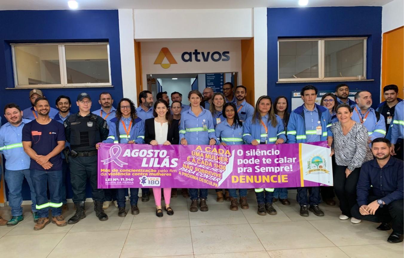 TJ realiza ações de enfrentamento à violência doméstica em Nova Alvorada do Sul.