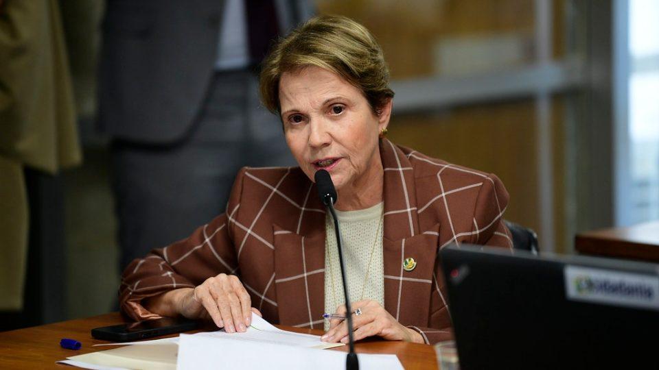 A Senadora Tereza Cristina diz que gostaria de ser candidata a vice-presidência pela direita.