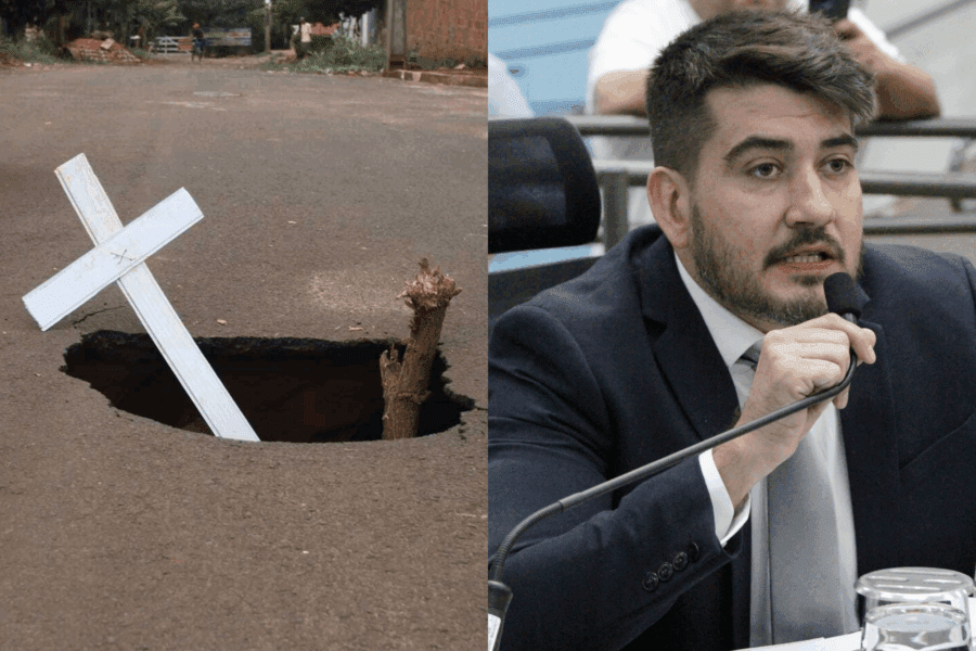 Campo Grande enfrenta onda de buracos e Tavares cobra agilidade da Prefeitura.