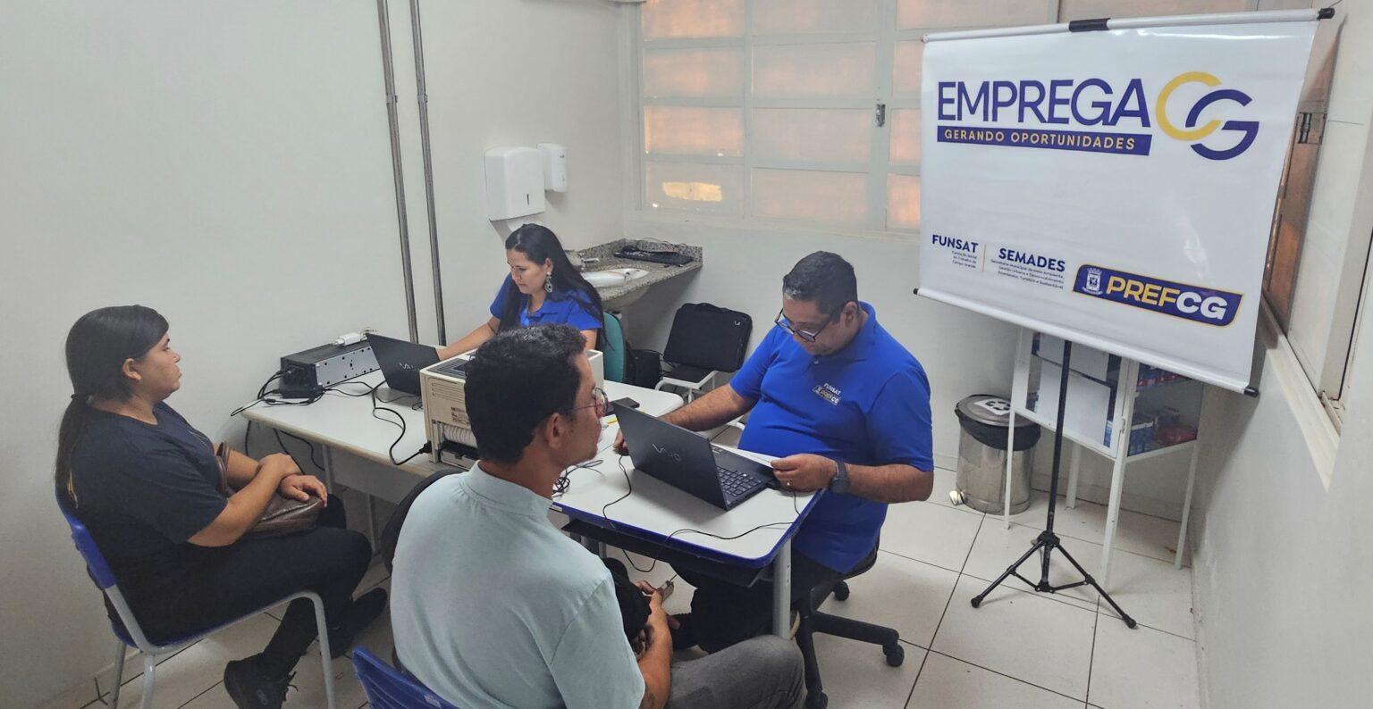Emprega CG realiza ação na USF do São Francisco.