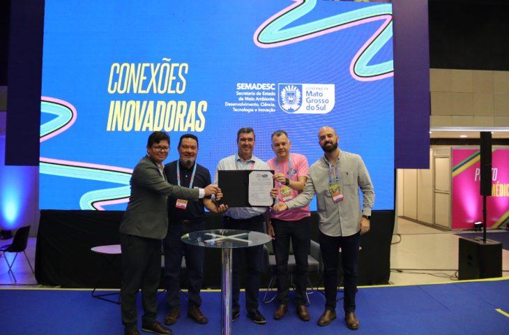 MS firma parceria pioneira com Hub Teia da Caixa para fortalecer inovação e tecnologia.