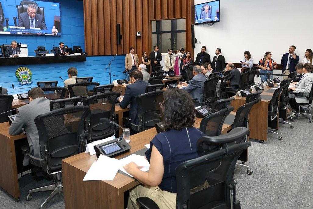 Sessão desta terça-feira da ALEMS tem dois projetos na pauta de votação.