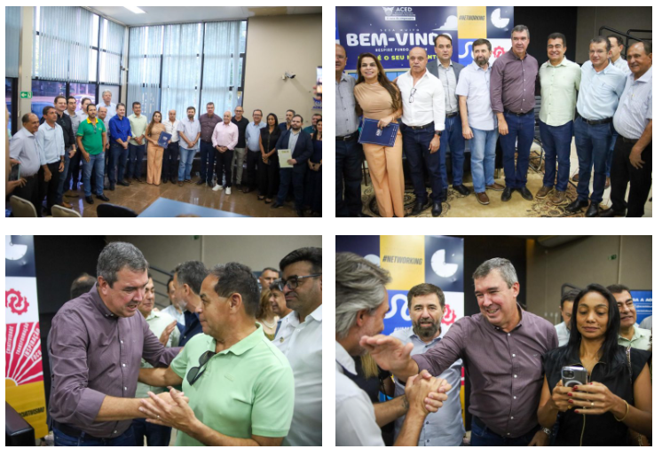 O Governador Eduardo Riedel  reforça ambiente positivo de negócios e crescimento de MS acima da média.
