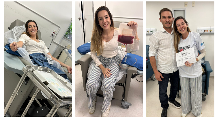 De Ribas para salvar uma vida: após anos no Redome, Renata doa medula para paciente compatível.