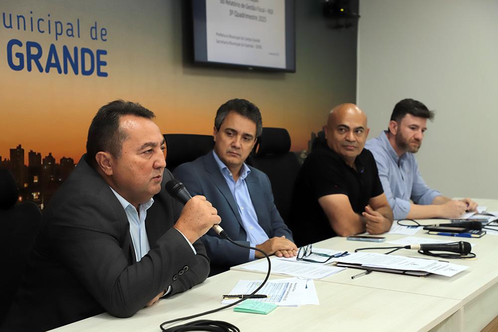 Executivo presta contas de finanças do município no último quadrimestre de 2025.