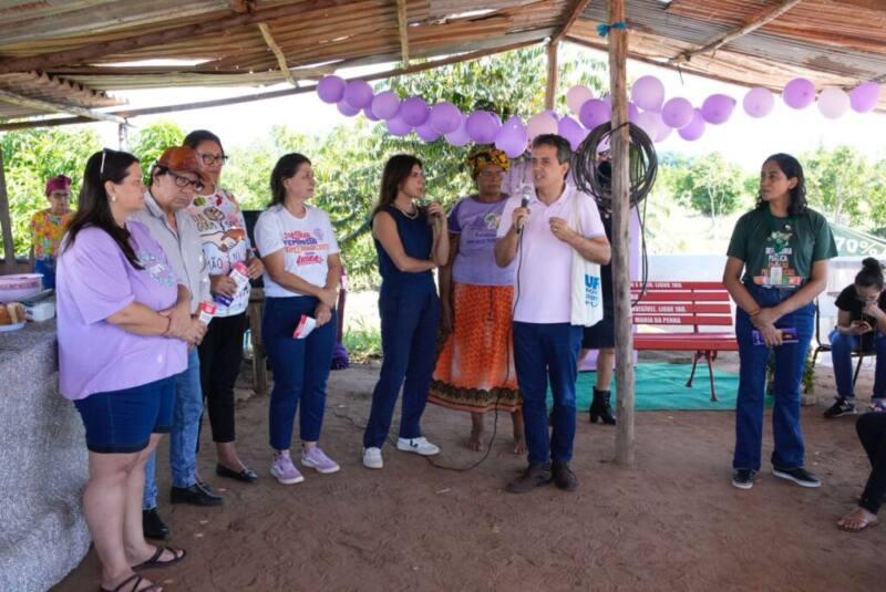 Landmark participa do ‘Maria da Penha vai à Roça’ e defende garantia de direitos e proteção às mulheres do campo.