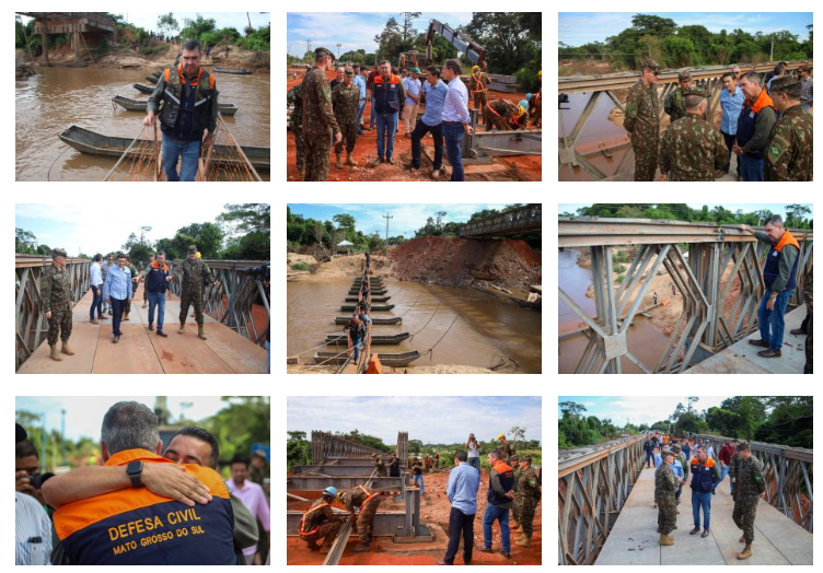 Governo de MS apoia obra emergencial e vai construir nova ponte de concreto sobre Rio do Peixe. Governo de MS apoia obra emergencial e vai construir nova ponte de concreto sobre Rio do Peixe.